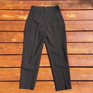 Zara Black High Waisted Dress Pants